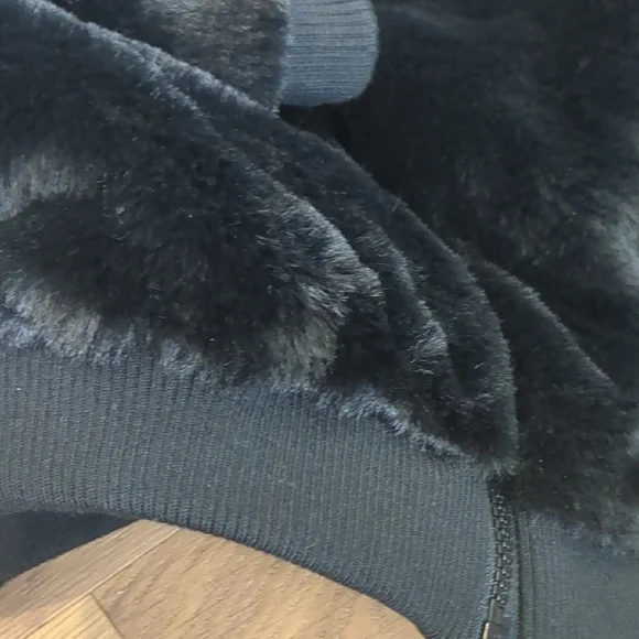 Cotton On Kids Black Fuzzy Jacket - Picture 5 of 10